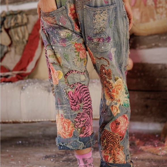 Magnolia Pearl SOLDOUT TIGER REVERIE DENIMS - Picture 1 of 2